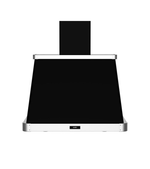 Samet cappa da parete Samet Era 90 colore nero con cornice inox